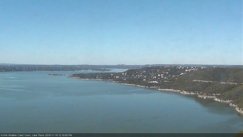 Lake Travis webcam, November 16, 2018 11:20 AM CT