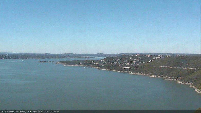 Lake Travis webcam, November 16, 2018 11:35 AM CT