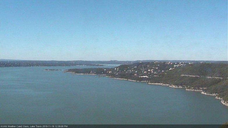 Lake Travis webcam, November 16, 2018 11:40 AM CT