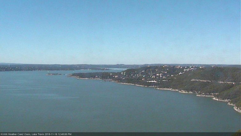 Lake Travis webcam, November 16, 2018 11:50 AM CT