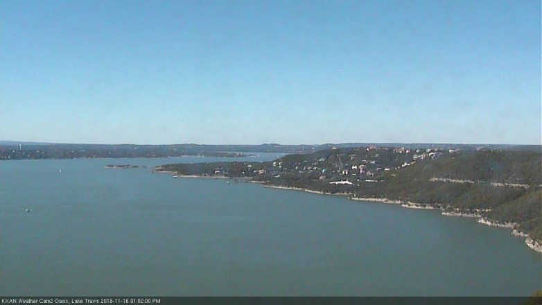 Lake Travis webcam, November 16, 2018 12:05 PM CT