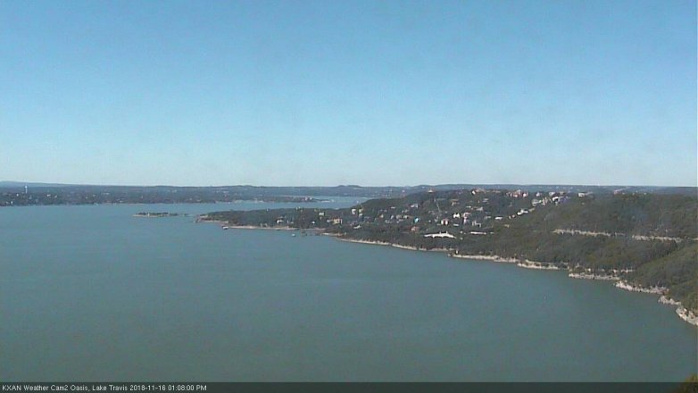Lake Travis webcam, November 16, 2018 12:10 PM CT