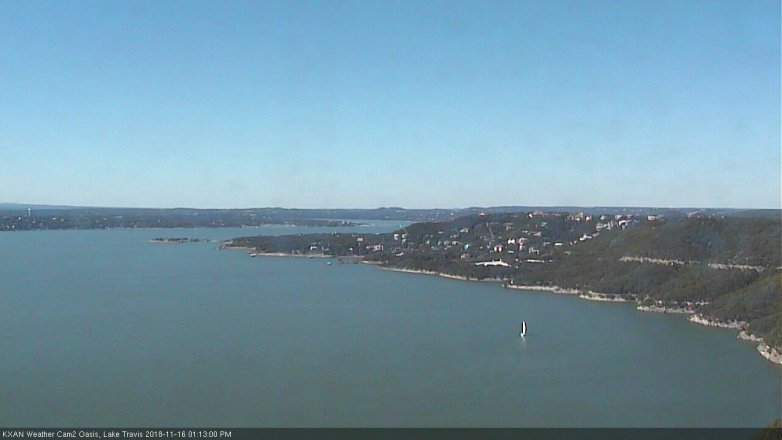Lake Travis webcam, November 16, 2018 12:15 PM CT