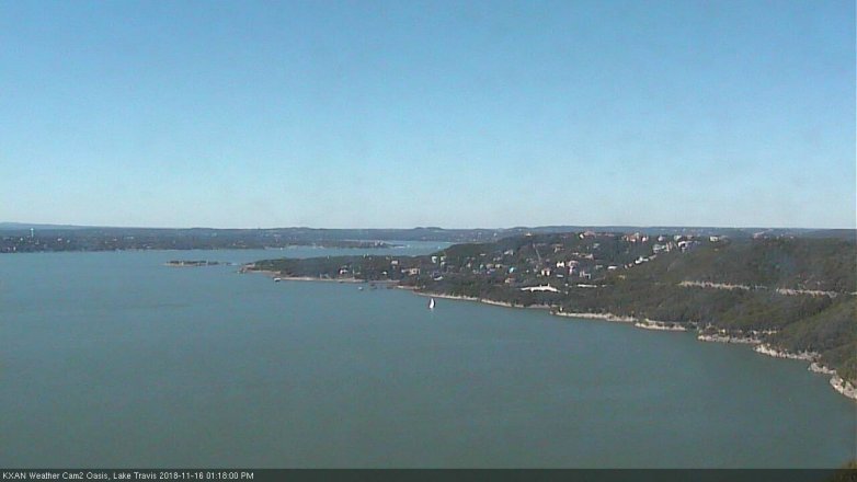 Lake Travis webcam, November 16, 2018 12:20 PM CT