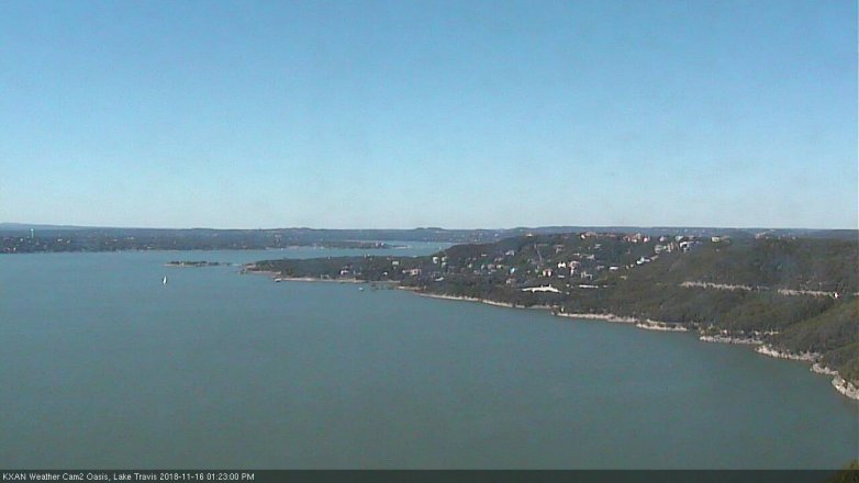 Lake Travis webcam, November 16, 2018 12:25 PM CT