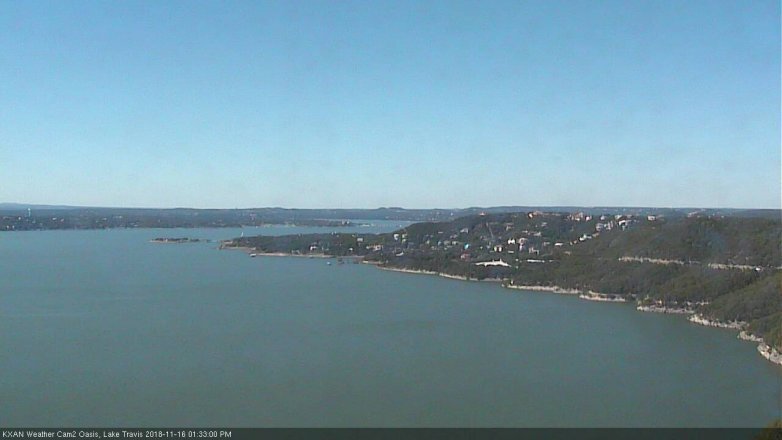 Lake Travis webcam, November 16, 2018 12:35 PM CT