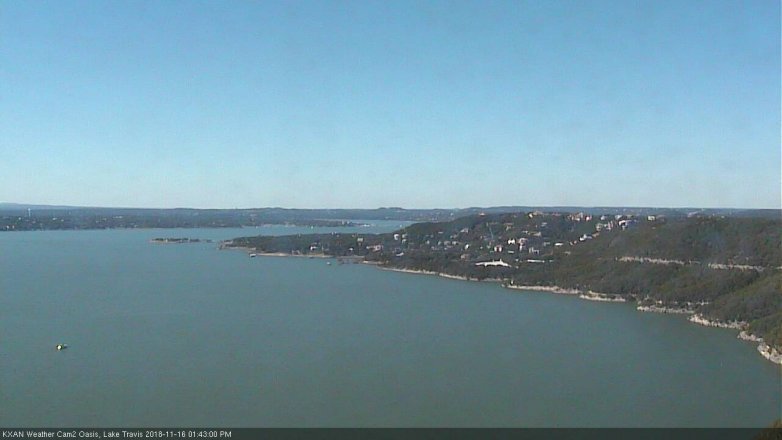 Lake Travis webcam, November 16, 2018 12:45 PM CT
