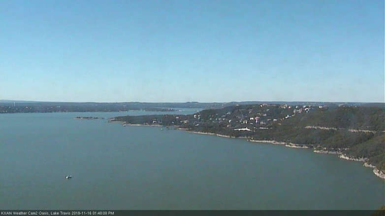 Lake Travis webcam, November 16, 2018 12:50 PM CT
