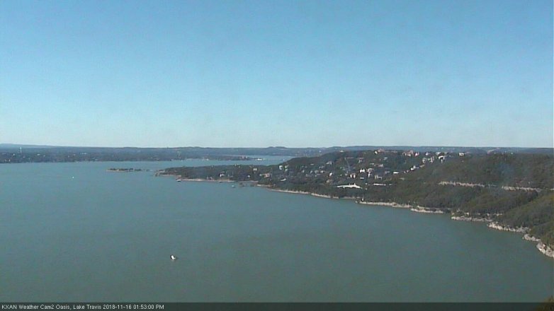 Lake Travis webcam, November 16, 2018 12:55 PM CT