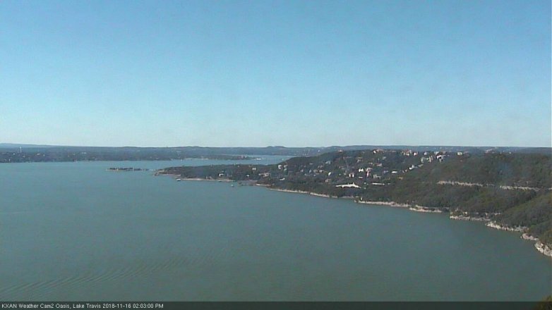 Lake Travis webcam, November 16, 2018 1:05 PM CT