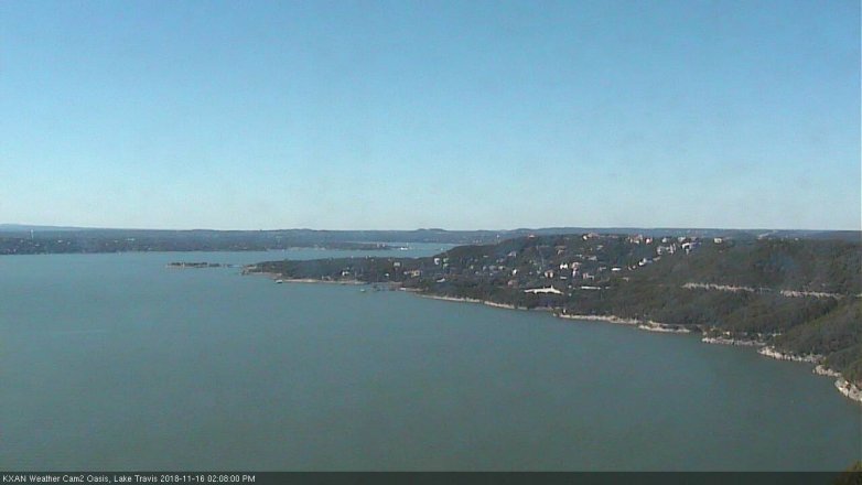 Lake Travis webcam, November 16, 2018 1:10 PM CT
