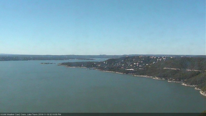 Lake Travis webcam, November 16, 2018 1:20 PM CT
