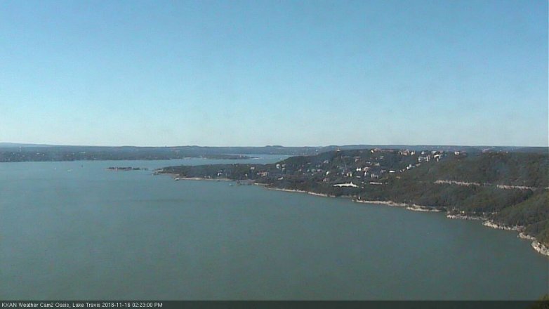 Lake Travis webcam, November 16, 2018 1:25 PM CT