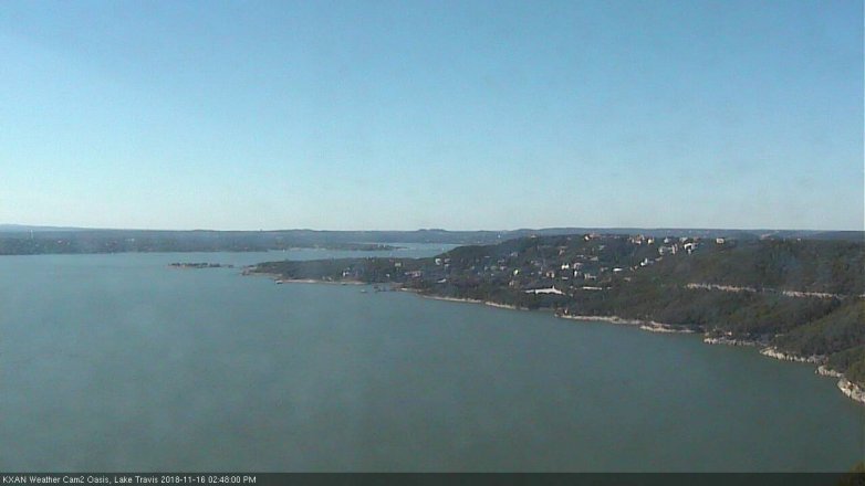 Lake Travis webcam, November 16, 2018 1:50 PM CT