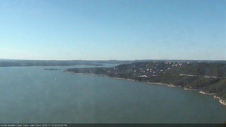 Lake Travis webcam, November 16, 2018 2:05 PM CT