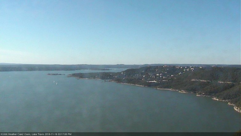 Lake Travis webcam, November 16, 2018 2:20 PM CT