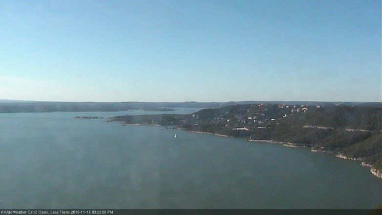 Lake Travis webcam, November 16, 2018 2:25 PM CT
