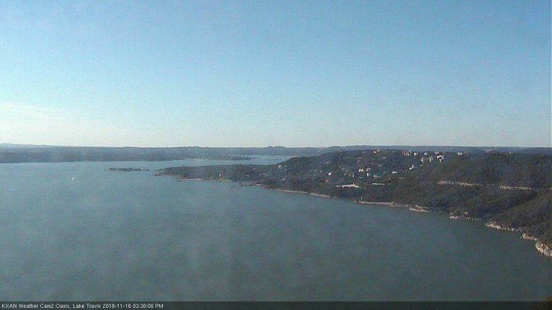 Lake Travis webcam, November 16, 2018 2:40 PM CT
