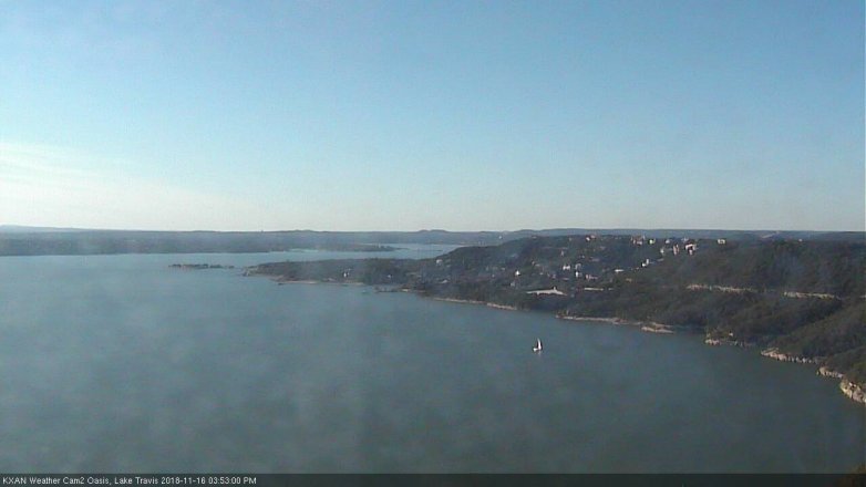 Lake Travis webcam, November 16, 2018 2:55 PM CT