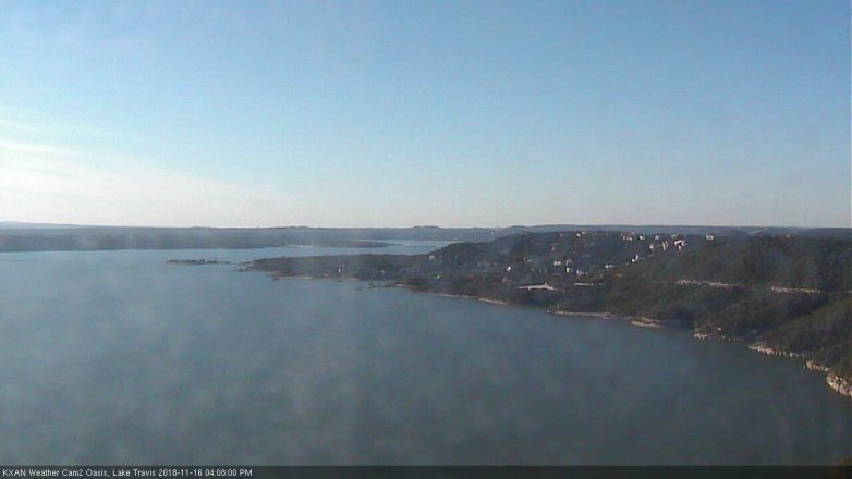 Lake Travis webcam, November 16, 2018 3:10 PM CT