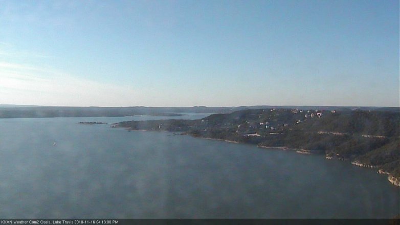 Lake Travis webcam, November 16, 2018 3:15 PM CT