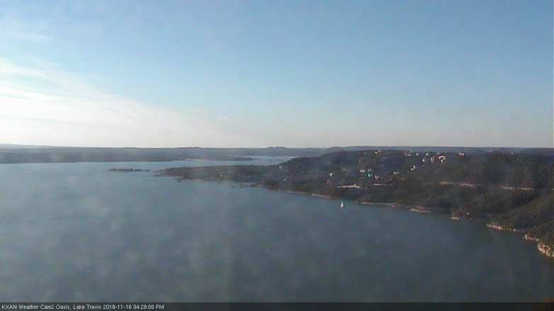 Lake Travis webcam, November 16, 2018 3:30 PM CT