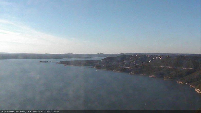 Lake Travis webcam, November 16, 2018 3:35 PM CT