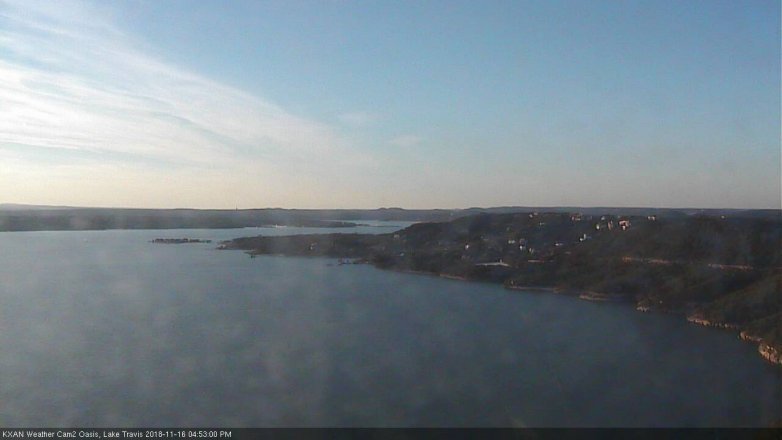 Lake Travis webcam, November 16, 2018 3:55 PM CT