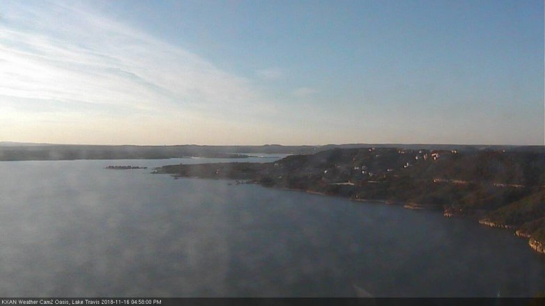Lake Travis webcam, November 16, 2018 4:00 PM CT