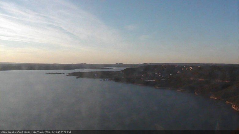 Lake Travis webcam, November 16, 2018 4:05 PM CT
