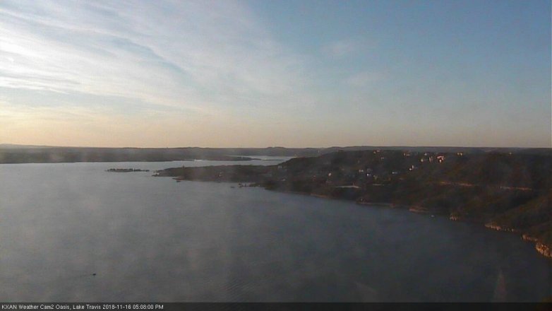 Lake Travis webcam, November 16, 2018 4:10 PM CT