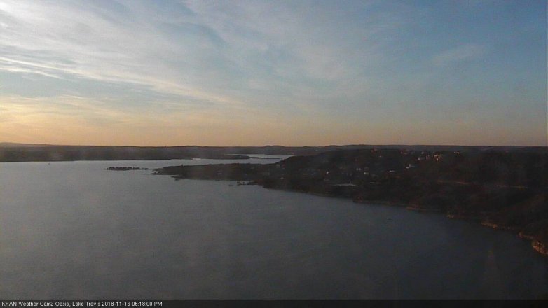 Lake Travis webcam, November 16, 2018 4:20 PM CT