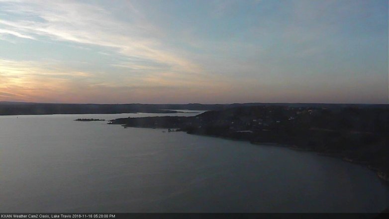 Lake Travis webcam, November 16, 2018 4:30 PM CT