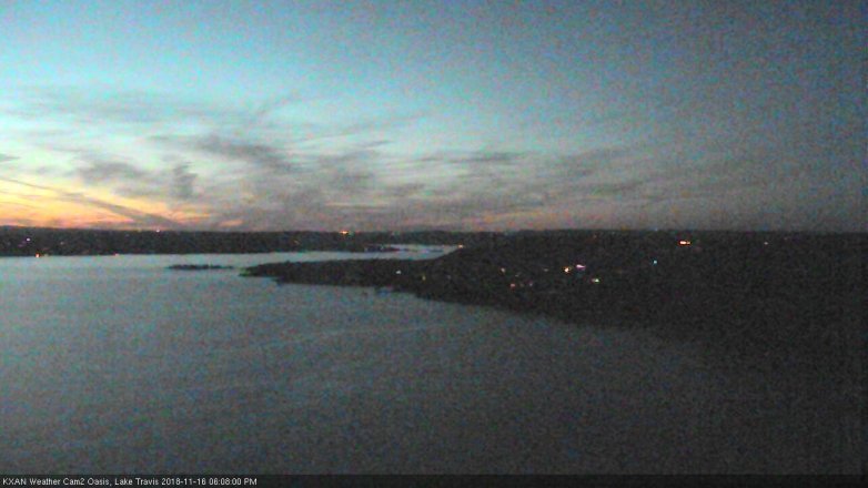 Lake Travis webcam, November 16, 2018 5:10 PM CT