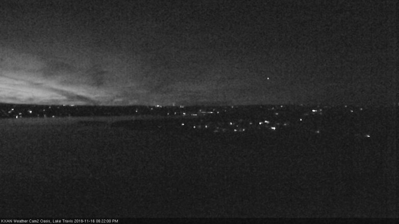 Lake Travis webcam, November 16, 2018 5:25 PM CT