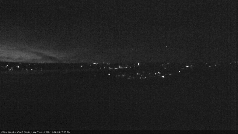 Lake Travis webcam, November 16, 2018 5:30 PM CT