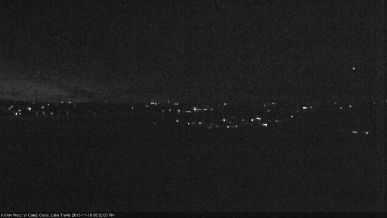 Lake Travis webcam, November 16, 2018 5:35 PM CT
