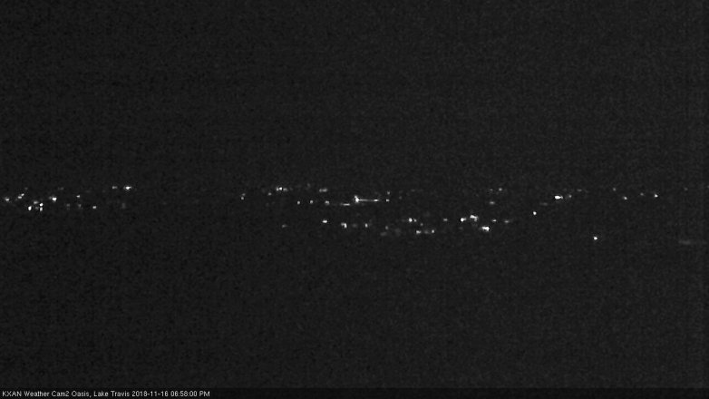 Lake Travis webcam, November 16, 2018 6:00 PM CT