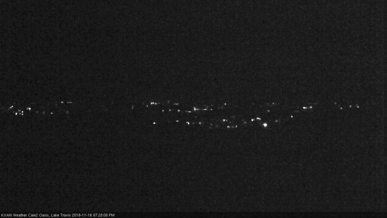 Lake Travis webcam, November 16, 2018 6:30 PM CT
