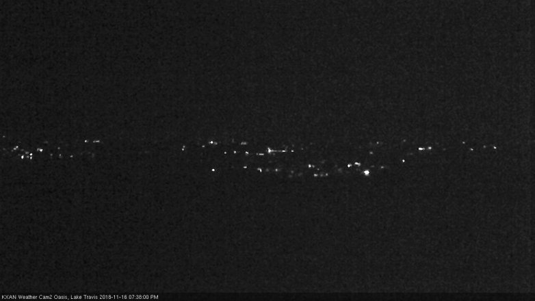 Lake Travis webcam, November 16, 2018 6:40 PM CT