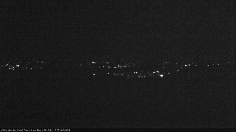 Lake Travis webcam, November 16, 2018 6:50 PM CT