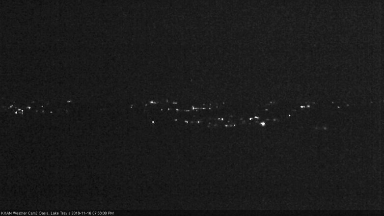 Lake Travis webcam, November 16, 2018 7:00 PM CT