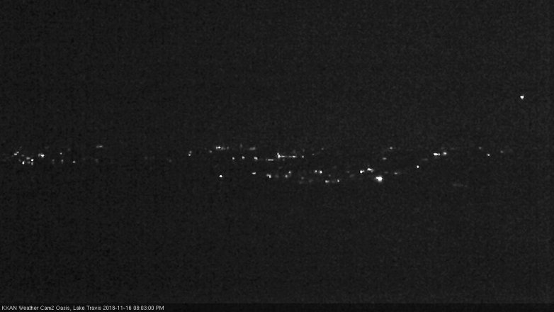 Lake Travis webcam, November 16, 2018 7:05 PM CT