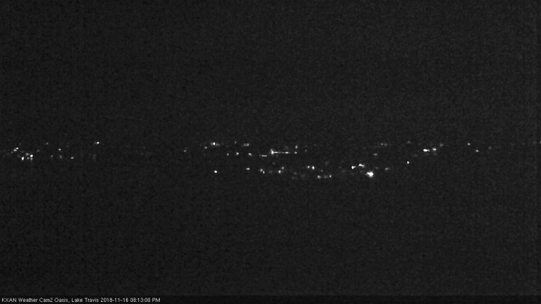 Lake Travis webcam, November 16, 2018 7:15 PM CT