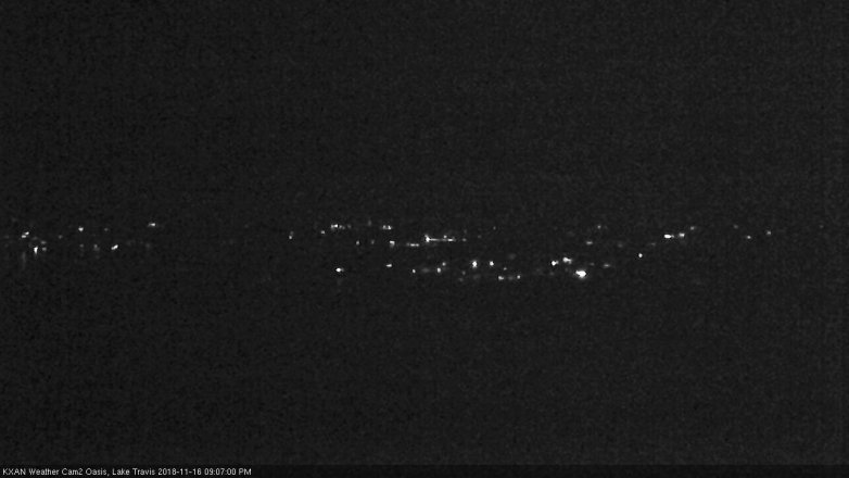 Lake Travis webcam, November 16, 2018 8:10 PM CT