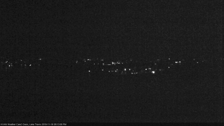 Lake Travis webcam, November 16, 2018 8:15 PM CT
