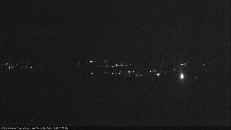 Lake Travis webcam, November 16, 2018 8:20 PM CT