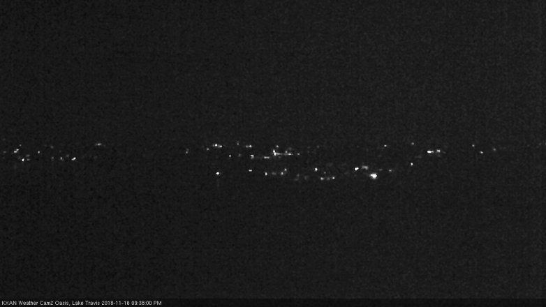 Lake Travis webcam, November 16, 2018 8:40 PM CT