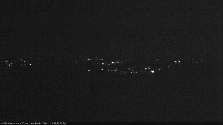Lake Travis webcam, November 16, 2018 8:45 PM CT