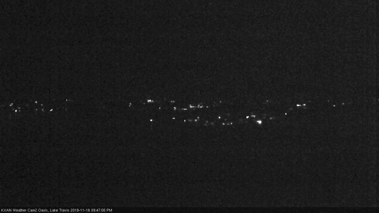 Lake Travis webcam, November 16, 2018 8:50 PM CT